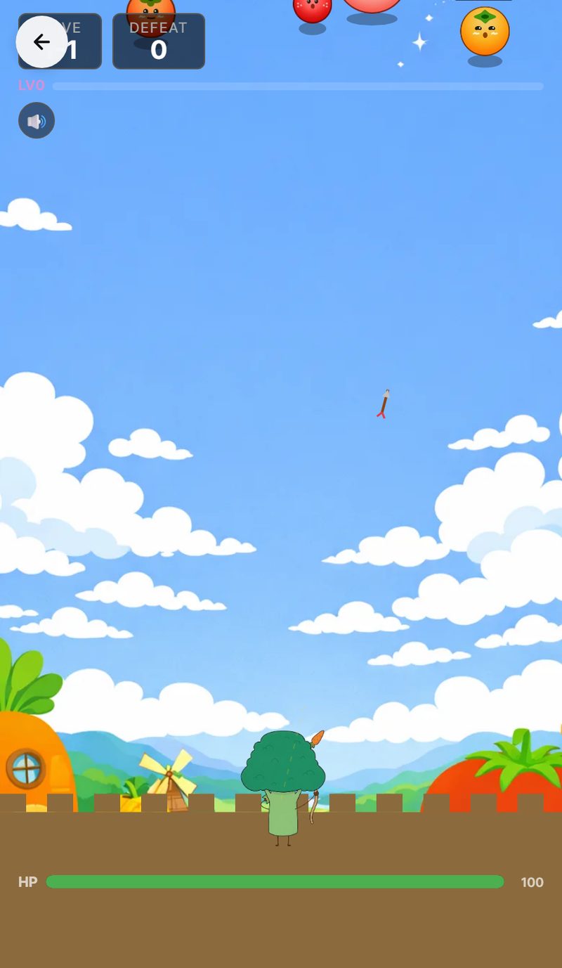 Broccoli Defense gameplay screenshot