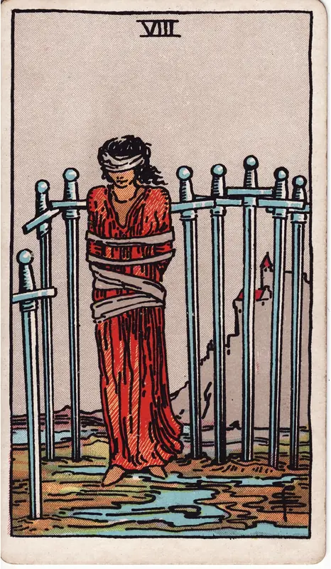 Eight of Swords tarot card
