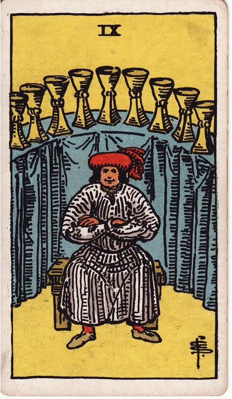 Nine of Cups tarot card