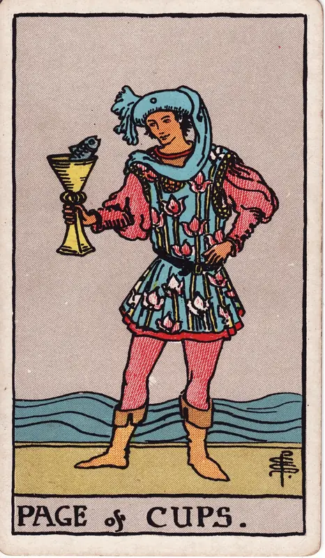 Page of Cups tarot card