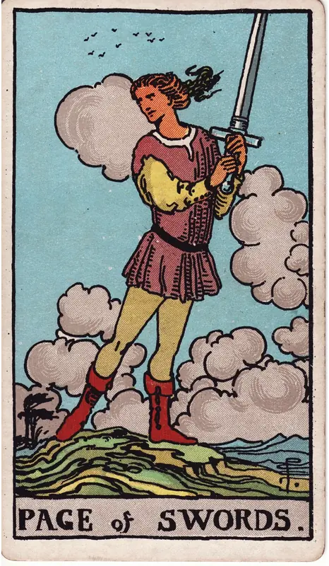 Page of Swords tarot card