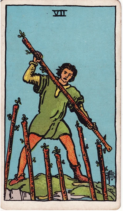 Seven of Wands tarot card