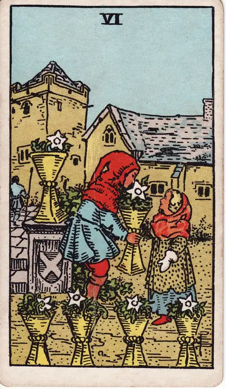 Six of Cups tarot card