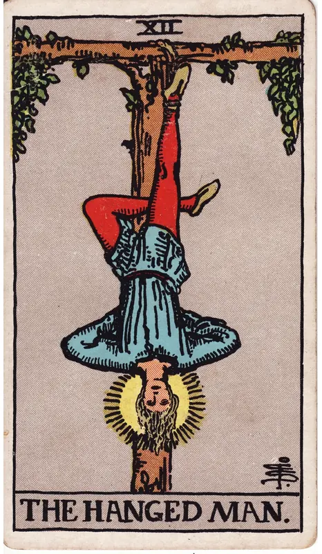 The Hanged Man tarot card